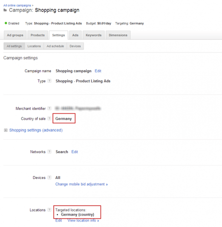 Google Shopping for many countries
